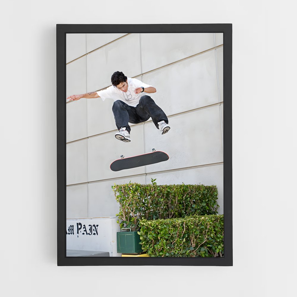Poster Skater Élevé – affiche Skateboard (vue 2)